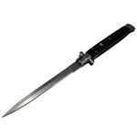 Sport si Outdoor - Camping - Cutite, bricege si accesorii - Cutite si bricege - Set 3 Bricege automate, Italian Blade, Stiletto,IdeallStore®, otel inoxidabil, 33 cm, husa inclusa - Infinity.ro