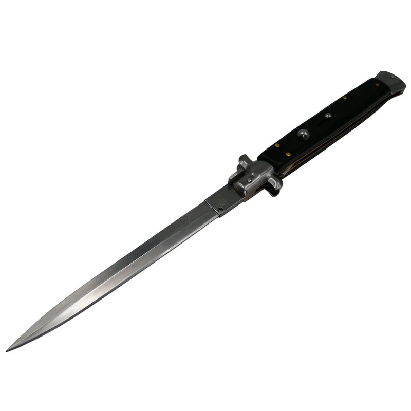 Sport si Outdoor - Camping - Cutite, bricege si accesorii - Cutite si bricege - Set 3 Bricege automate, Italian Blade, Stiletto,IdeallStore®, otel inoxidabil, 33 cm, husa inclusa - Infinity.ro