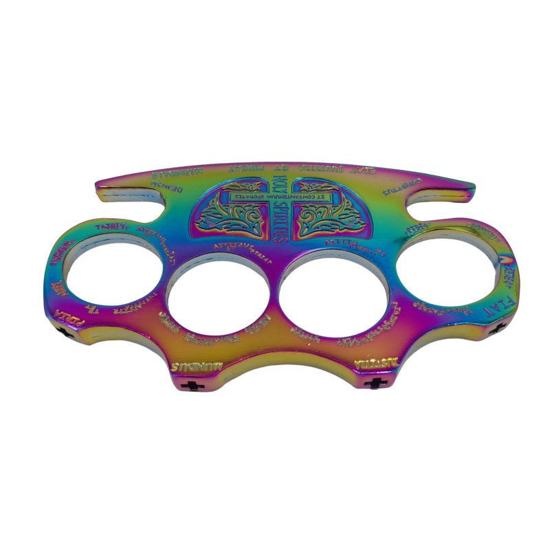 Sport si Outdoor - Sporturi de contact - Produse autoaparare - Set doua boxuri autoaparare Justice Judge IdeallStore®, otel inoxidabil ,auriu - Infinity.ro