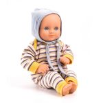 Jucarii, Copii si Bebe - Jucarii si jocuri - Papusi si accesorii - Papusi - Bebelus cu hainute in dungi Djeco - Infinity.ro