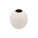 Casa si Gradina - Decoratiuni - Obiecte decorative - Vaze si boluri decorative - Vaza bej decorativa portelan 12x12 cm - Infinity.ro