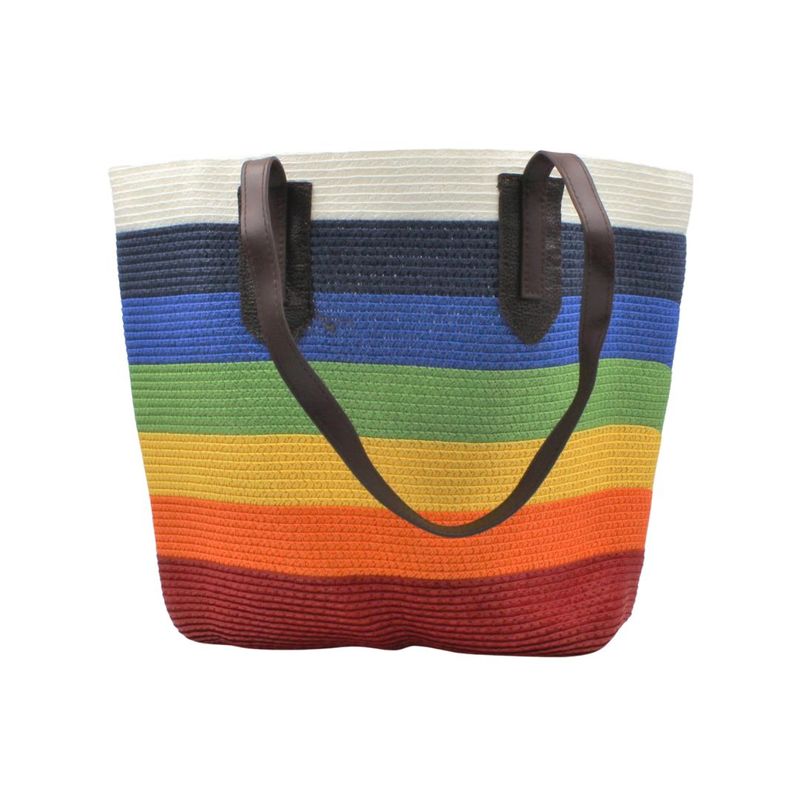 Fashion, accesorii si bijuterii - Femei - Accesorii femei - Genti si rucsacuri femei - Geanta de plaja cu dungi colorate - Infinity.ro