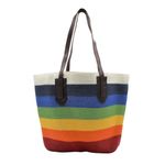 Fashion, accesorii si bijuterii - Femei - Accesorii femei - Genti si rucsacuri femei - Geanta de plaja cu dungi colorate - Infinity.ro