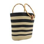 Fashion, accesorii si bijuterii - Femei - Accesorii femei - Genti si rucsacuri femei - Geanta plaja bej cu dungi negre - Infinity.ro