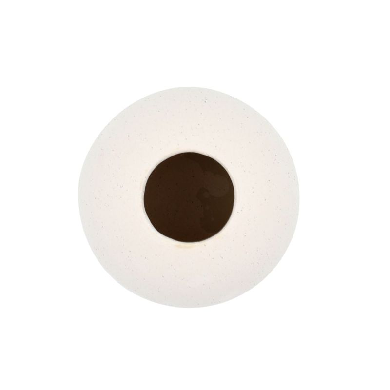 Casa si Gradina - Decoratiuni - Obiecte decorative - Vaze si boluri decorative - Vaza bej decorativa portelan 12x12 cm - Infinity.ro