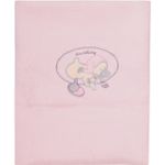 Casa si Gradina - Textile si covoare - Pături și cuverturi - Paturici copii - Paturica bebelusi cu Broderie Polar Fleece 90 x 80 cm Womar Zaffiro - Infinity.ro