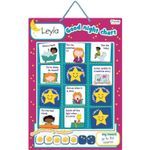 Jucarii, Copii si Bebe - Jucarii si jocuri - Jucarii & jocuri educative - Jocuri si jucarii educative - Grafic magnetic de recompense cu stelute Rutina de seara Fiesta Crafts - Infinity.ro