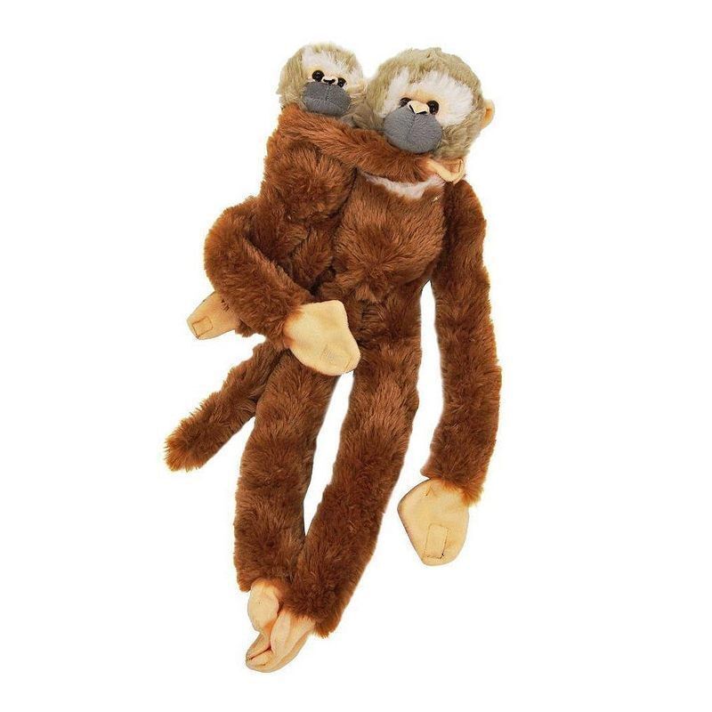 Jucarii, Copii si Bebe - Jucarii si jocuri - Jucarii de plus - Maimuta care se agata Maimuta Veverita cu pui - Infinity.ro