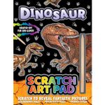 Carti si Birotica - Carti - Carti pentru copii - Activitati extracurriculare - Caiet cu fise razuibile si activitati Dinozaur Scratch Art Pad Alligator - Infinity.ro