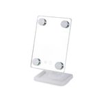 Ingrijire personala si Cosmetice - Machiaj - Oglinzi cosmetice - Oglinda cosmetica, cu LED, unghi reglabil, 4xAA, diferite culori, 18.5 x 11 x 29.5 cm - Infinity.ro