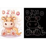 Jucarii, Copii si Bebe - Jucarii si jocuri - Jucarii & jocuri educative - Seturi pictura si desen - Set 9 planse razuibile Scratch ArtCards Bambinice BN047 - Infinity.ro