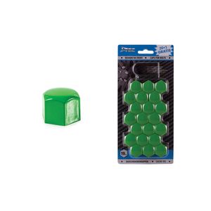 Set capace prezoane 19 mm, culoare Verde