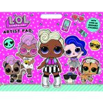 Carti si Birotica - Carti - Carti pentru copii - Carti de colorat - Bloc de colorat LOL Surprise Artist Pad cu stickere Alligator AB3072LOLAR2 - Infinity.ro