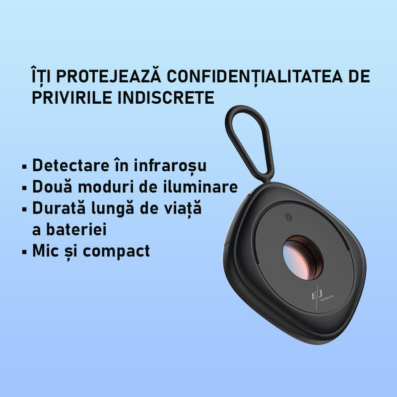 Laptop, Telefoane si Tablete - Wearables si gadgeturi - Gadgeturi - Dispozitive spionaj - Breloc detector camere ascunse, microfoane si reportofoane - Infinity.ro