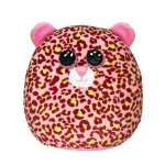 Jucarii, Copii si Bebe - Jucarii si jocuri - Jucarii de plus - Plus Ty Squish Leopard Roz Lainey 22cm - Infinity.ro