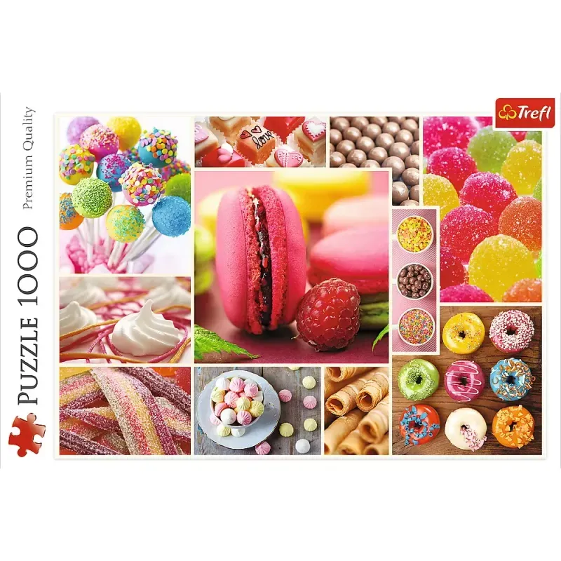 Jucarii, Copii si Bebe - Jucarii si jocuri - Jocuri si puzzle - Puzzle - Puzzle Trefl, Candyland, 1000 piese - Infinity.ro