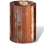 Casa si Gradina - Mobilier - Scaune si fotolii - Tabureti - Taburet, lemn masiv reciclat - Infinity.ro