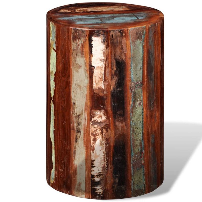Casa si Gradina - Mobilier - Scaune si fotolii - Tabureti - Taburet, lemn masiv reciclat - Infinity.ro
