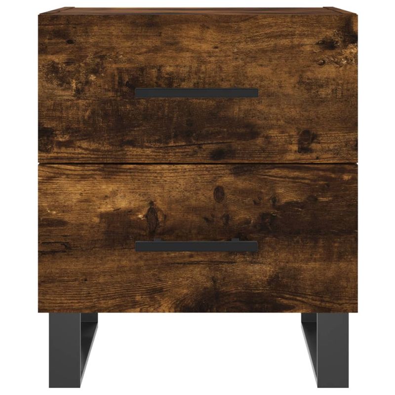 Casa si Gradina - Mobilier - Comode si corpuri - Noptiere - Noptiere, 2 buc., stejar fumuriu, 40x35x47,5 cm, lemn compozit - Infinity.ro
