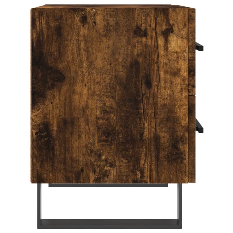 Casa si Gradina - Mobilier - Comode si corpuri - Noptiere - Noptiere, 2 buc., stejar fumuriu, 40x35x47,5 cm, lemn compozit - Infinity.ro