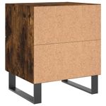 Casa si Gradina - Mobilier - Comode si corpuri - Noptiere - Noptiere, 2 buc., stejar fumuriu, 40x35x47,5 cm, lemn compozit - Infinity.ro