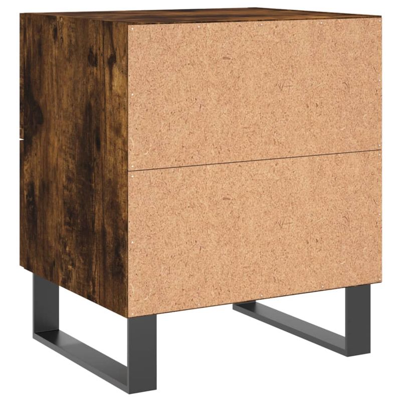 Casa si Gradina - Mobilier - Comode si corpuri - Noptiere - Noptiere, 2 buc., stejar fumuriu, 40x35x47,5 cm, lemn compozit - Infinity.ro
