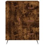 Casa si Gradina - Mobilier - Comode si corpuri - Corpuri bucatarie - Dulap inalt, stejar fumuriu, 69,5x34x180, lemn compozit - Infinity.ro