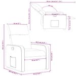 Casa si Gradina - Mobilier - Scaune si fotolii - Fotolii - Fotoliu rabatabil, negru, piele ecologica - Infinity.ro