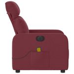 Ingrijire personala si Cosmetice - Sanatate si wellness - Articole wellness - Fotolii de masaj - Fotoliu electric de masaj rabatabil, rosu vin, textil - Infinity.ro