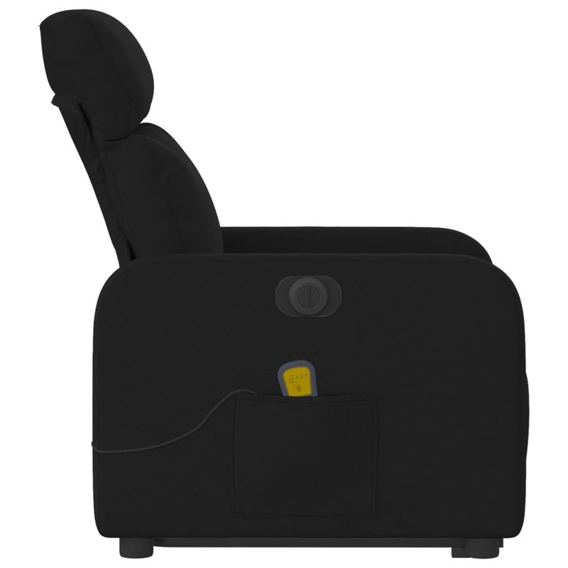 Ingrijire personala si Cosmetice - Sanatate si wellness - Articole wellness - Fotolii de masaj - Fotoliu electric de masaj rabatabil cu ridicare, negru, textil - Infinity.ro
