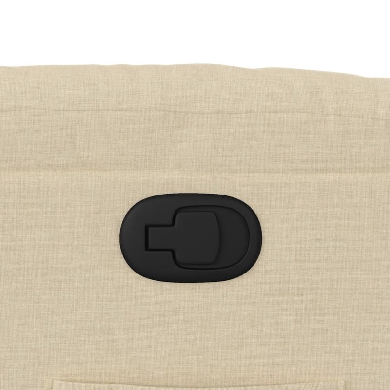 Casa si Gradina - Mobilier - Scaune si fotolii - Fotolii - Fotoliu rabatabil cu ridicare pe verticala, crem, textil - Infinity.ro