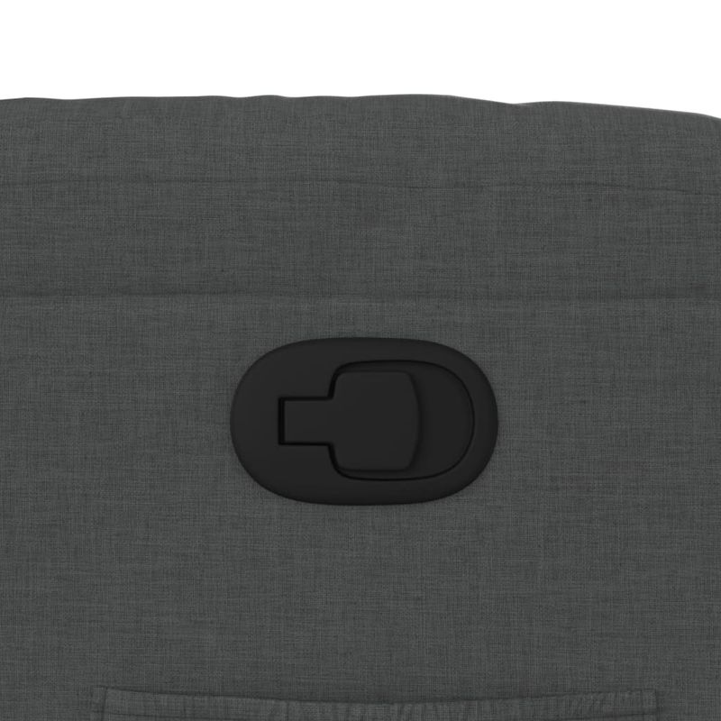 Casa si Gradina - Mobilier - Scaune si fotolii - Fotolii - Fotoliu rabatabil cu ridicare pe verticala, gri inchis, textil - Infinity.ro