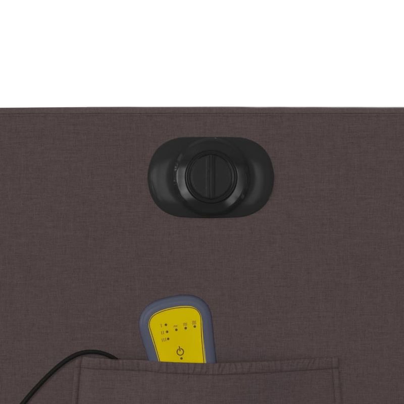 Ingrijire personala si Cosmetice - Sanatate si wellness - Articole wellness - Fotolii de masaj - Fotoliu electric masaj rabatabil cu ridicare maro inchis textil - Infinity.ro