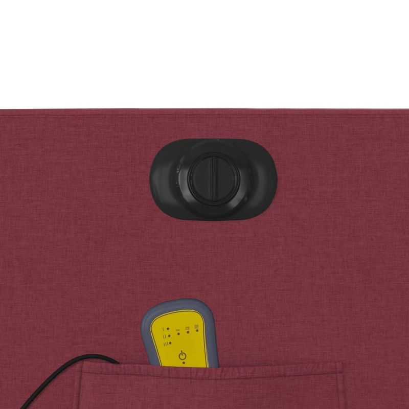 Ingrijire personala si Cosmetice - Sanatate si wellness - Articole wellness - Fotolii de masaj - Fotoliu electric de masaj rabatabil, rosu vin, textil - Infinity.ro