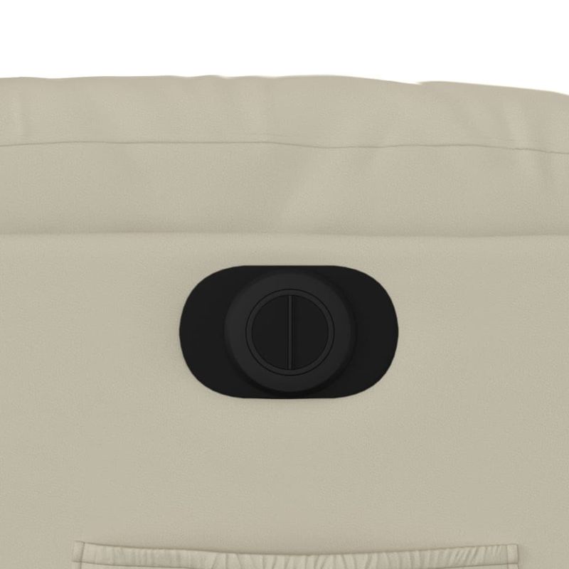 Casa si Gradina - Mobilier - Scaune si fotolii - Fotolii - Fotoliu rabatabil electric cu ridicare, crem, piele ecologica - Infinity.ro