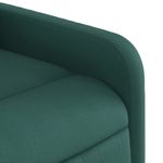 Ingrijire personala si Cosmetice - Sanatate si wellness - Articole wellness - Fotolii de masaj - Fotoliu rabatabil de masaj, cu ridicare, verde inchis, textil - Infinity.ro