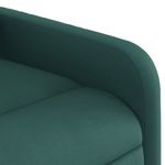 Ingrijire personala si Cosmetice - Sanatate si wellness - Articole wellness - Fotolii de masaj - Fotoliu rabatabil de masaj, cu ridicare, verde inchis, textil - Infinity.ro