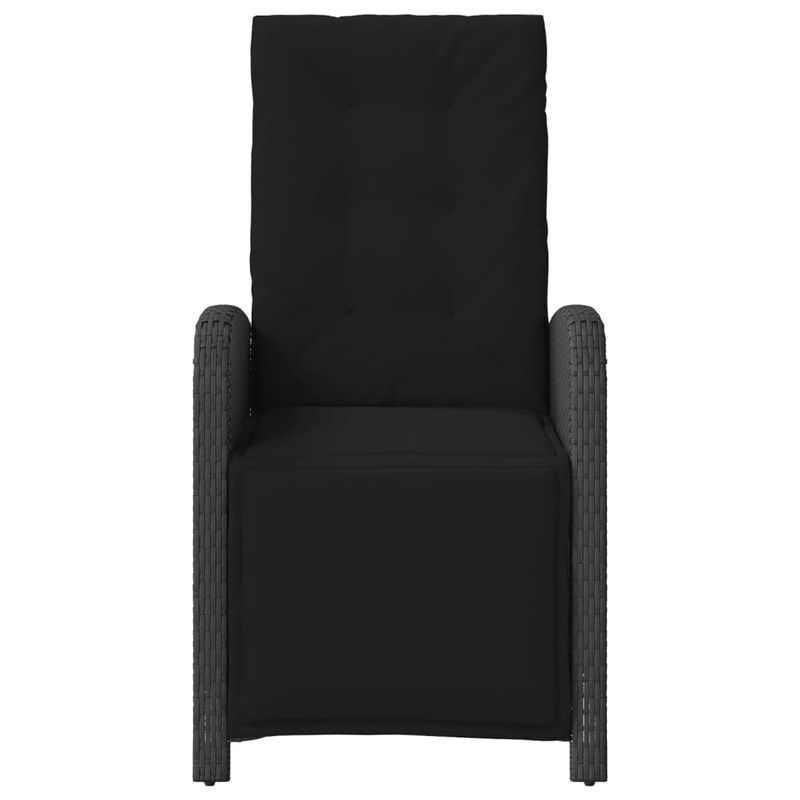 Casa si Gradina - Gradina si terasa - Mobilier exterior - Scaune si sezlonguri gradina - Scaun de gradina rabatabil cu suport picioare,2 buc., poliratan - Infinity.ro