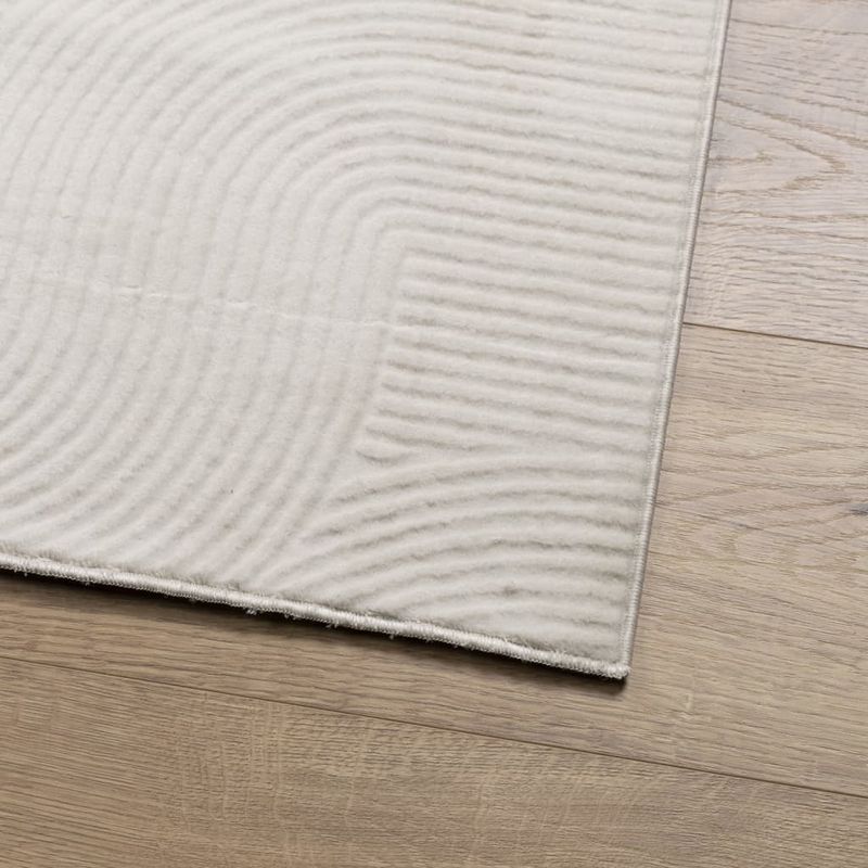 Casa si Gradina - Textile si covoare - Covoare - Covoare casa - Covor "IZA" aspect scandinav, cu fire scurte, crem, 120x170 cm - Infinity.ro