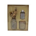 Casa si Gradina - Decoratiuni - Aromaterapie si lumanari - Odorizante camera - Set odorizant camera si lumanare White rose jasmine - Infinity.ro