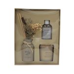 Casa si Gradina - Decoratiuni - Aromaterapie si lumanari - Odorizante camera - Set odorizant camera si lumanare Fresh cotton - Infinity.ro