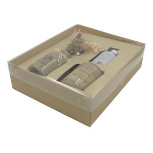 Set odorizant camera si lumanare Fresh cotton