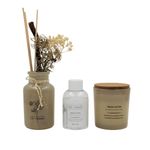 Casa si Gradina - Decoratiuni - Aromaterapie si lumanari - Odorizante camera - Set odorizant camera si lumanare Fresh cotton - Infinity.ro