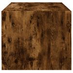 Casa si Gradina - Mobilier - Mese si birouri - Masute de cafea - Masuta de cafea cu usi din sticla, stejar fumuriu, 68x50x42 cm, stejar afumat - Infinity.ro