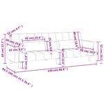 Casa si Gradina - Mobilier - Canapele si coltare - Canapele - Canapea extensibila cu 2 locuri, 2 perne, negru, textil - Infinity.ro