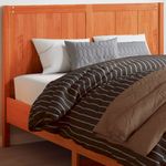 Casa si Gradina - Mobilier - Paturi si accesorii - Accesorii paturi - Tablie de pat, maro ceruit, 150 cm, lemn masiv de pin - Infinity.ro