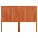Casa si Gradina - Mobilier - Paturi si accesorii - Accesorii paturi - Tablie de pat, maro ceruit, 150 cm, lemn masiv de pin - Infinity.ro