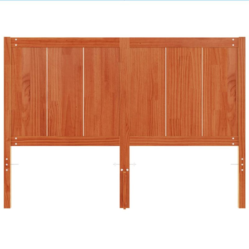 Casa si Gradina - Mobilier - Paturi si accesorii - Accesorii paturi - Tablie de pat, maro ceruit, 150 cm, lemn masiv de pin - Infinity.ro