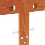 Casa si Gradina - Mobilier - Paturi si accesorii - Accesorii paturi - Tablie de pat, maro ceruit, 150 cm, lemn masiv de pin - Infinity.ro