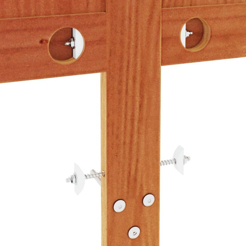 Casa si Gradina - Mobilier - Paturi si accesorii - Accesorii paturi - Tablie de pat, maro ceruit, 150 cm, lemn masiv de pin - Infinity.ro